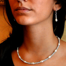 Load image into Gallery viewer, Bali Sterling &amp; Freshwater Pearl Necklace