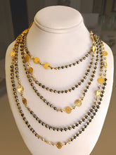 Load image into Gallery viewer, Bronze Pyrite + Gold Chain