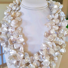 Load image into Gallery viewer, Keshi Pearl Torsade in White