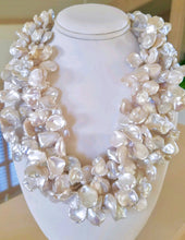 Load image into Gallery viewer, Keshi Pearl Torsade in White