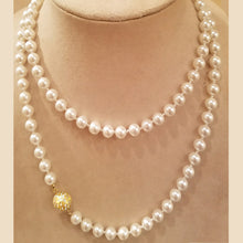 Load image into Gallery viewer, Shell Pearl Rope In White
