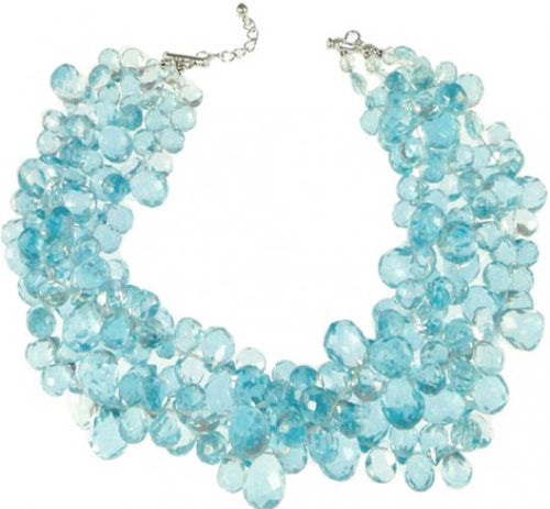 Aqua Quartz Statement Torsade